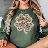 Leopard Yarn Shamrock DTF Print