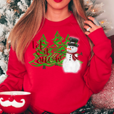 Let It Snow Snowman DTF Print