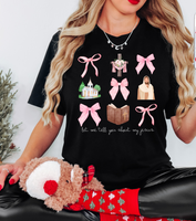 Let Me tell You about my Jesus Christmas Coquette Collage DTF Print