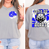Let's Go Bears Floral  01 DTF Print