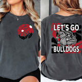Newton Bulldogs Floral DTF Print