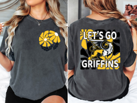 Lets go Griffins Floral DTF Print