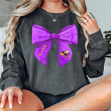 Lets Go Jackets Coquette Watercolor Bow DTF Print