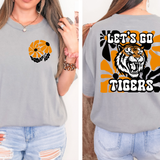 Let's Go Tigers Floral 01 DTF Print