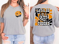 Let's Go Tigers Floral 01 DTF Print