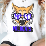 Lets Go Wildcats DTF Print