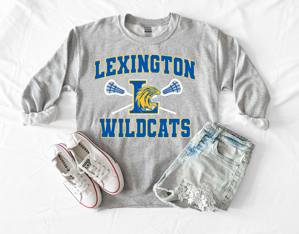 Lexington Wildcats Lacrosse DTF Print