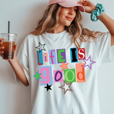 Life is Good Star Doodle DTF Print