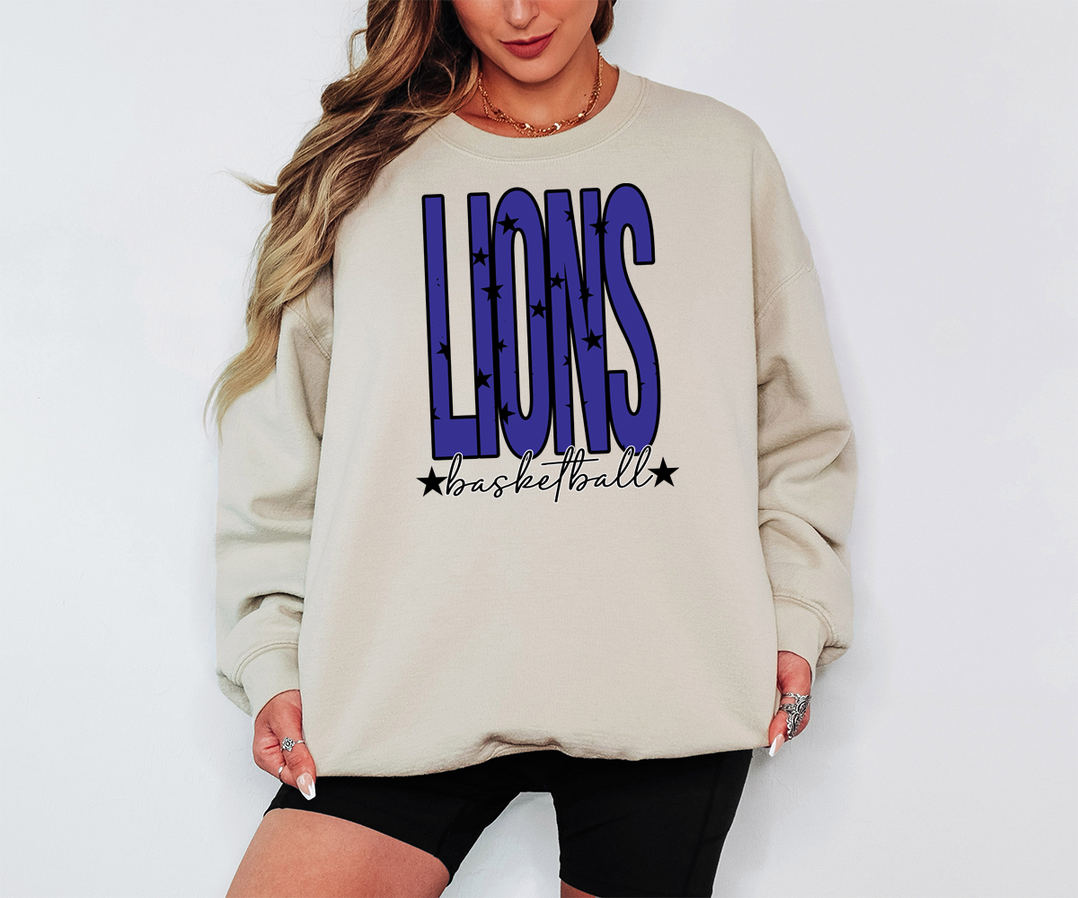 Lions Star Power Team DTF Print