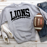 Lions Football Arched DTF Print