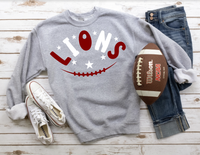 Lions Football Star DTF Print