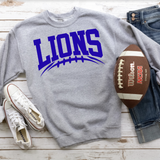 Lions Football Arched DTF Print