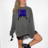 Lions Team Arch with Bow DTF Print