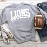 Lions Football Arched DTF Print