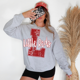 Little Reds Stripes Varsity Team DTF Print