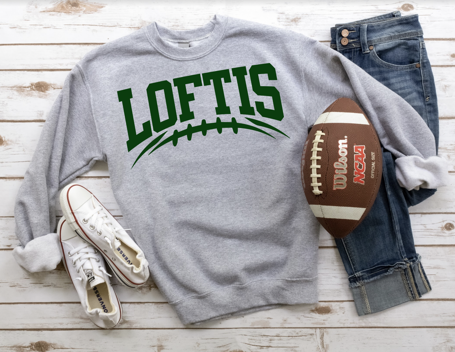 Loftis Football Arched DTF Print