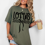 Loftis Simple Bow Checker DTF Print