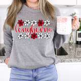 Longhorns Daisy Row DTF Print