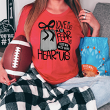 Love Us Or Fear Us Cow Bell Black DTF Print