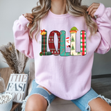 Lolli Christmas Doodle DTF Print