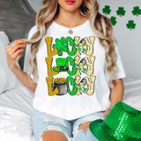Lucky Stacked DTF Print