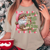 Making A List Checking it Twice Santa DTF Print