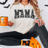 Halloween Mama with Bats DTF Print