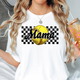 Mama Checker Softball DTF Print