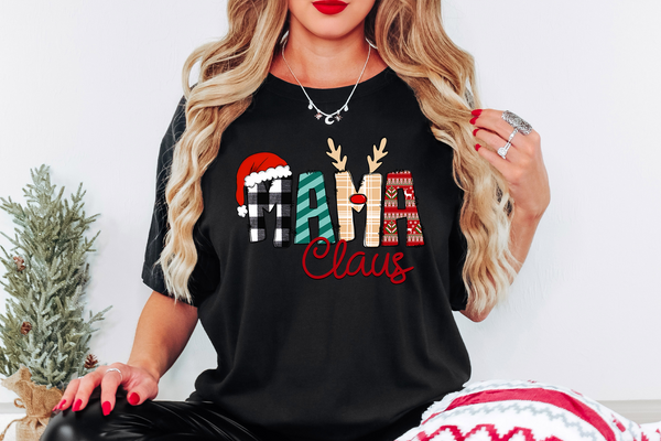 Mama Claus Christmas DTF Print