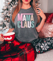 Mama Claus Checker Christmas DTF Print