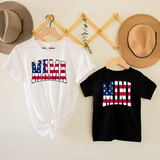 Patriotic Mama Arch America Flag DTF Print