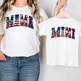 Patriotic Mini Arch Doodle DTF Print