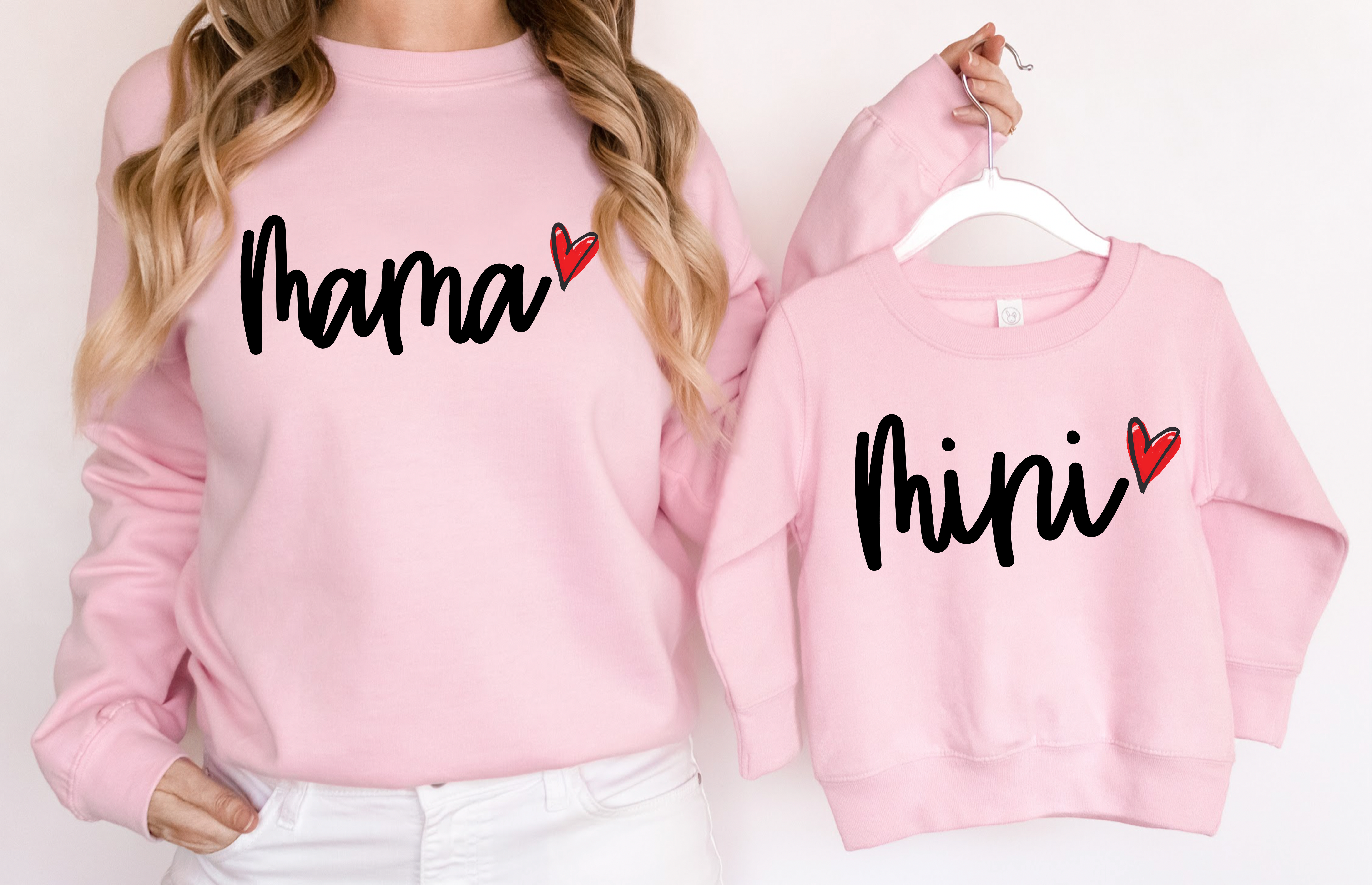 Mama Mini Love Heart DTF