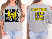 Softball Mama Personalized Name DTF Print