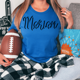 Marian Curvy Shadow DTF Print