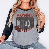 Mayfield Cheer Glitter Effect DTF Print