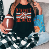 Mckenzie Rebels Grunge Cheer DTF Print