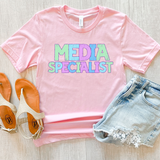 Back To School Occupations Pastel Bookworm DTF Print