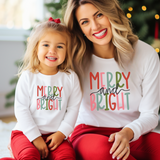 Merry and Bright DTF Print