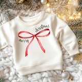 Merry Christmas Bow DTF Print
