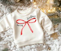 Merry Christmas Bow DTF Print