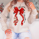 Merry Christmas Santa Ribbon DTF Print