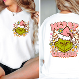 Merry Grinchmas Pink DTF Print