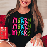 Merry Doodle Repeat DTF Print