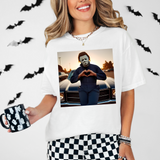 Michael Myers Heart Hands DTF Print