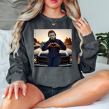 Michael Myers Heart Hands DTF Print