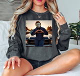 Michael Myers Heart Hands DTF Print