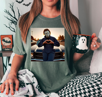 Michael Myers Heart Hands DTF Print