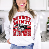 Classic Hometown Midway Minto Mustangs 01 DTF Print