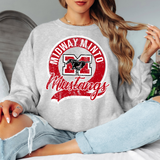Midway Minto Mustangs Grunge Circle Logo DTF Print